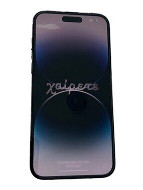 Apple iPhone 14 Pro Max 256GB Space Black Dual SIM Cracked Back For Parts Or Rep